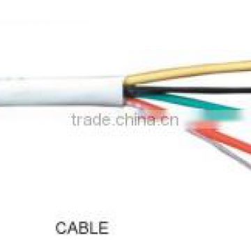 5C PVC jacket CU conductor White alarm cable