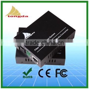 10/100M 20/40/60/80KM DC48V fiber optic media converter Dual Fiber Single Mode Fiber Media converter