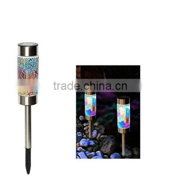 solar Mosaic stainless steel stake lamp SO2473