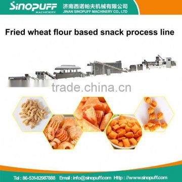 New Design Fried Wheat Flour Snack Food Machine/China Brand Wheat Flour Snack Machine