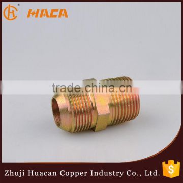 Hydraulic pipe fitting flare male connector