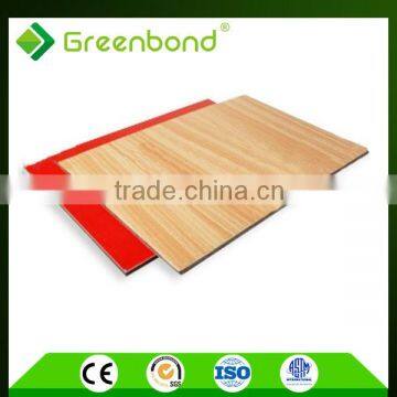 GREENBOND pe coated wall Aluminum composite panel