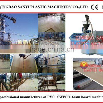 Recyclable PVC WPC Construction Formwork Extrusion Line