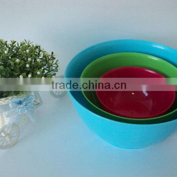 Low price most popular art design plastic salad bowl