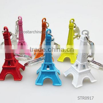 Wholesale 2015 IN STOCK Promotinal Eiffel Tower key chain