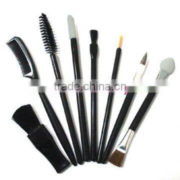 mini brush set, mini cosmetic brush set, mini makeup brush set