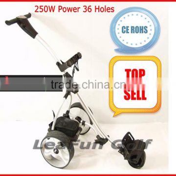 36 Holes Quality Electric Golf Trolleys With T-Digital LCD Display Handle