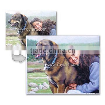 With your favorite dog custom art from photograph and digital image