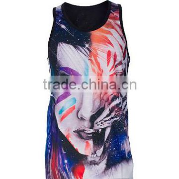 Cheap Sublimation Cool Dry Tank Tops Custom Design