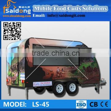 Supply Big Wheels American Food Carts/Food Service Cart With Wheels/Street Food Cart