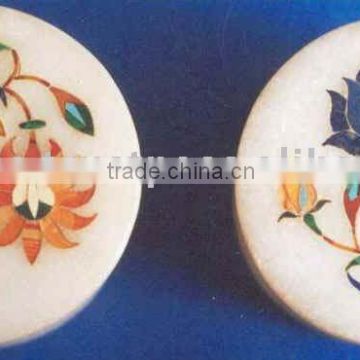 Round Marble Boxes