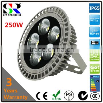 ufo industrial most powerful brightest 250W led SMD COB high low bay light