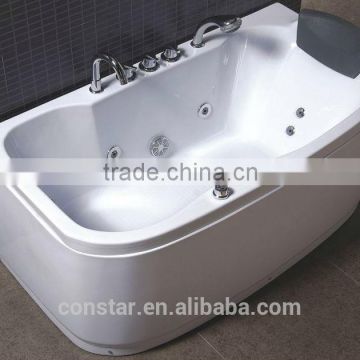Small compact single massage tub