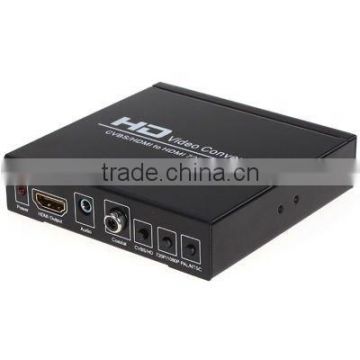 AV+HDMI to HDMI converter support AV input PAL/NTSC