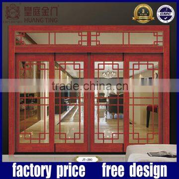 Foshan Guangzhou Supplier Standard Size Wood Sliding Windows And Doors