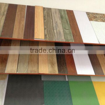 colorful pvc vinyl laminate click flooring