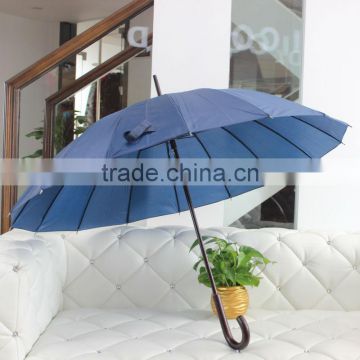 Wooden Shaft Straight Umbrella