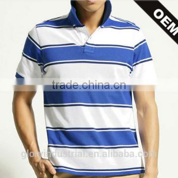 mens engineering stripe custom polo shirt