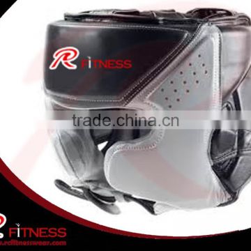 Newest wholesale boxing leather training head guard