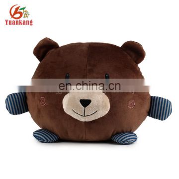 ICTI Audit factory high quality plush animal bear pillow