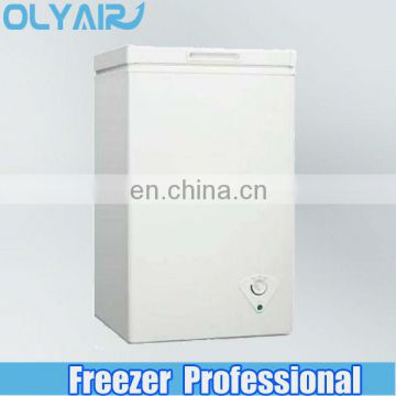 OEM R600a and R134a Gas White color Energy A Top Open Chest Freezer