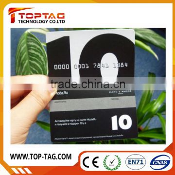 Full color printing paper magnetic stripe card for Christmas gift