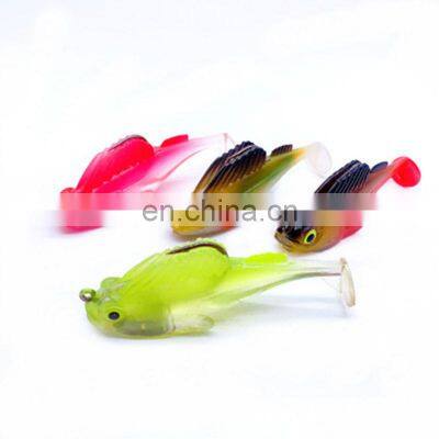 anti-hanging bottom bag lead fish  70mm12g catch all kinds of single hook package lead fish soft bait