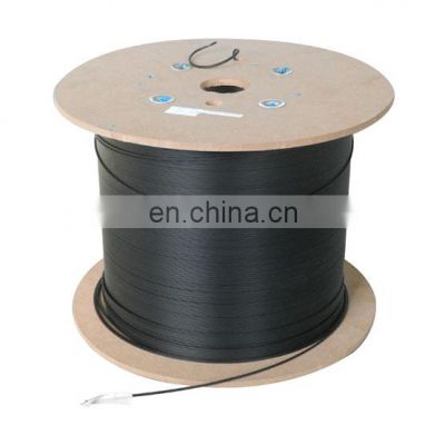 Professional ftth single mode g657a2 armored internet cable ftth fiber drop wire