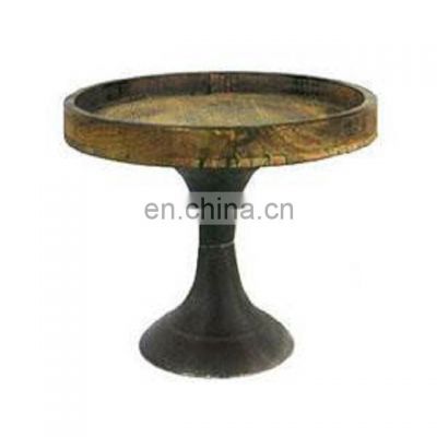 wooden antique cake stand