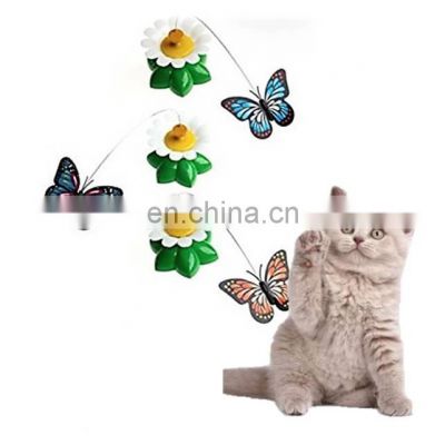 Wholesale Rotating Butterflies Cat Toy Cat Teaser Toy