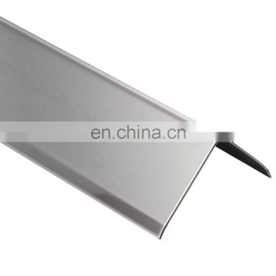 High Quality 201 202 302 304 AISI ASTM JIS SURface Black Polishing 2m 5m 6m 304 Price Stainless Steel Angle Bar