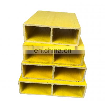Pultrusion hollow square tube pultruded profiles FRP rectangular plastic pipe tube