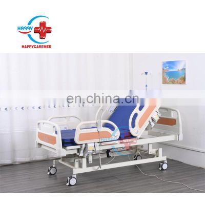 HC-M002 ABS Luxury electric three-function medical nursing bed / bed linen for nursing homes hospital bed mattress