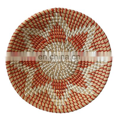 NEw Design Handwoven Seagrass Wall Decor Natural Weave Art Decor Placemat Wholesale