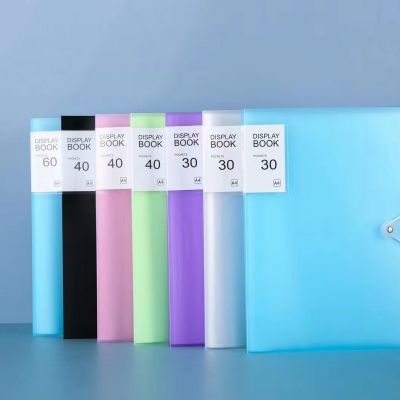 10 Pockets Waterproof PP Material Display Book A4 File Folder School Office Supplies Filing Products