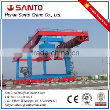 Loading And Unloading 100Ton Railway Station Container Crane