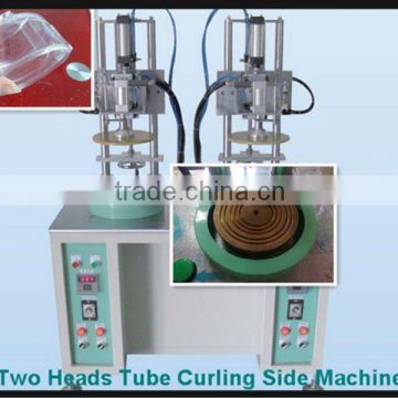 Two Heads PVC PET Tube Box Curling side Machine