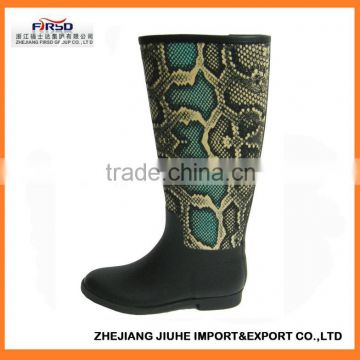 2013 New Designed Rubber Rain Boots For Women