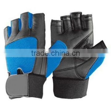 Pakistan Professional Leather Weight Lifting Gloves
