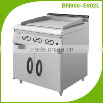 (BN900-E802L) Cosbao electric grill and griddle with digital control, stainless steel flat griddle, hotel kitchen equipment