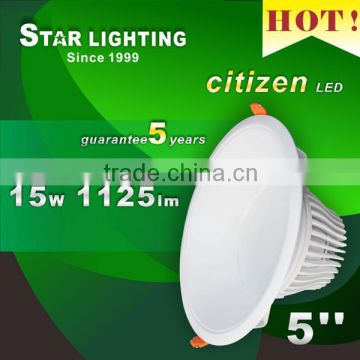 High quality 15W COB indoor LED downlight