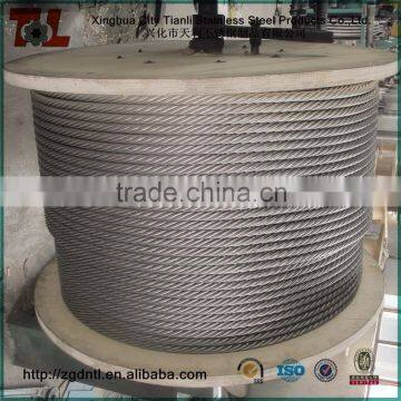 316 Stainless Steel Rope 7x7 2mm diameter 2000m/reel