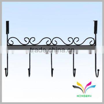 North America hot sale factory manufacturer white Metal Clothes Hook