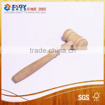 Natural rubber wood hammer without painting