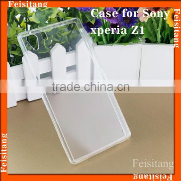 Transparent soft shell phone cases For Sony Xperia Z1