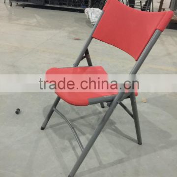 Excellent colorful plastic metal foldng chair