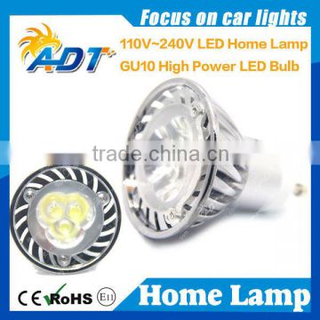 warm white high power led bulbs GU10 base
