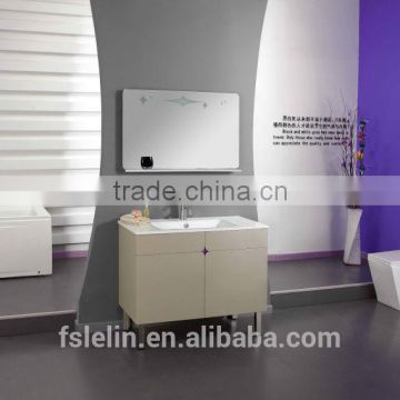 Simple modern design practical bathroom wash basin vanity of plywood SS-8980 sanitary ware