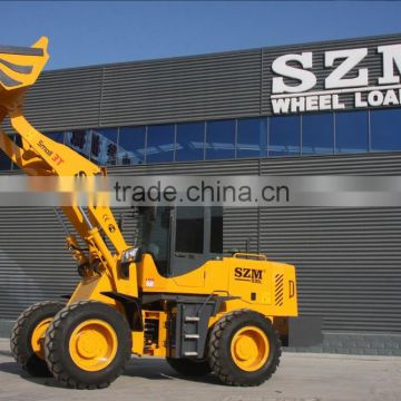chinese 3t construction machine wheel loader with pallet fork,snow blader for sale