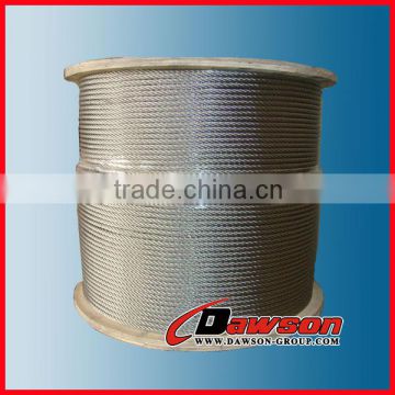 DIN 3060 6X19 Zinc Plated Compacted Wire Ropes HS Code Prices